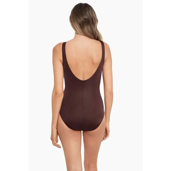Miraclesuit NWT Illusionists Circe One Piece Swimsuit Size 14 Women’s In Sumatra - Picture 2 of 10